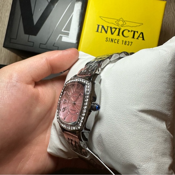 INVICTA NIB Wildflower Women’s Watch - 31mm, Pink & Steel (69360)